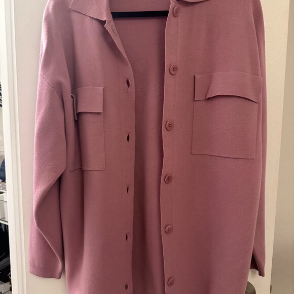 Artizia Wilfred RONNIE Knit Sweater (Small) - Mauve Pink - Picture 2 of 6